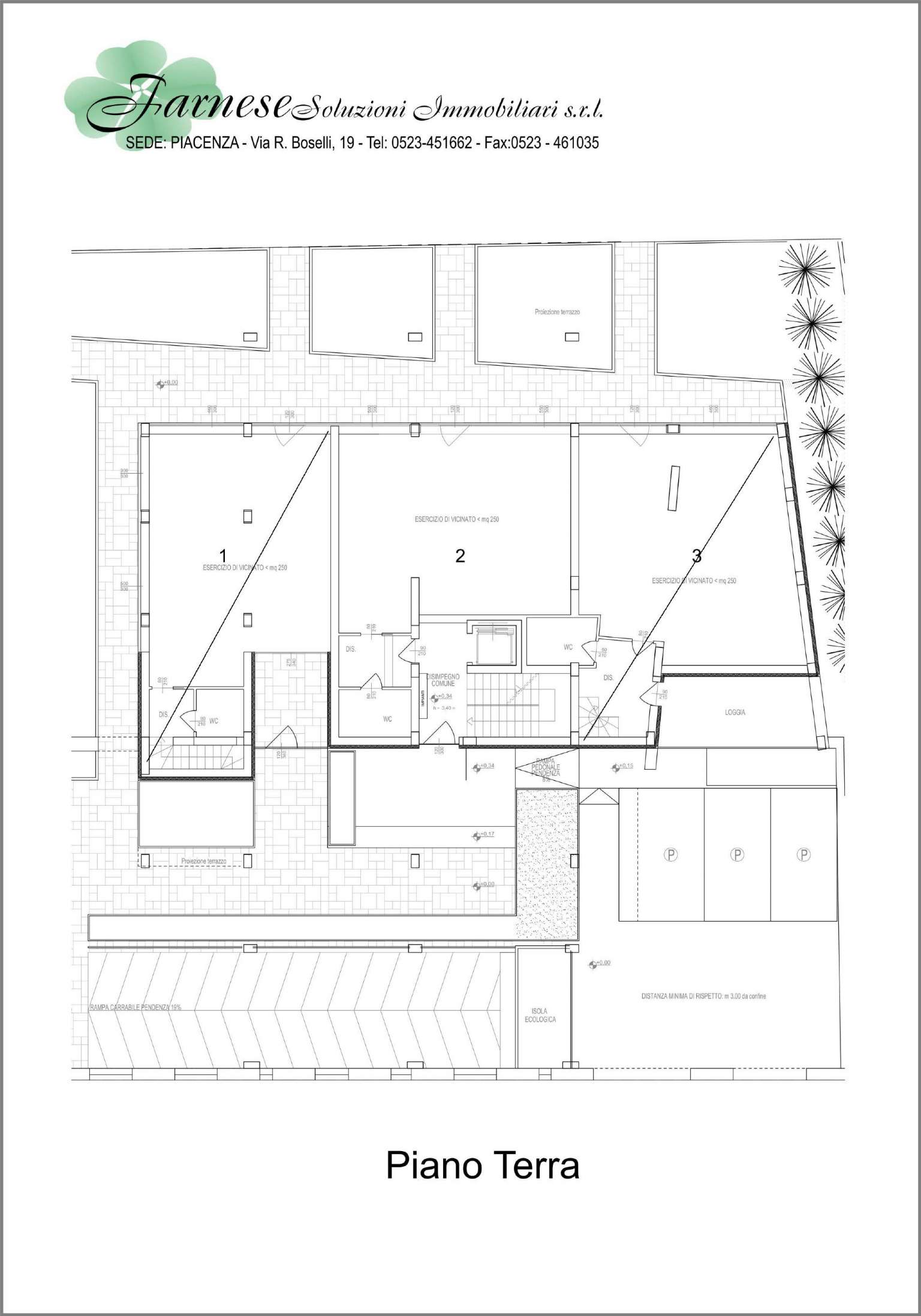 Negozio - Loc.Com. PIACENZA affitto   Martiri della Resistenza FARNESE SOLUZIONI IMMOBILIARI