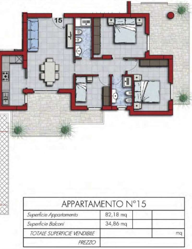 Appartamento TORTORETO vendita    HABITAT IMMOBILIARE di Materazzo Marina