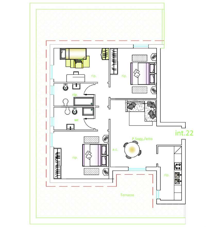 Appartamento TORTORETO vendita    HABITAT IMMOBILIARE di Materazzo Marina