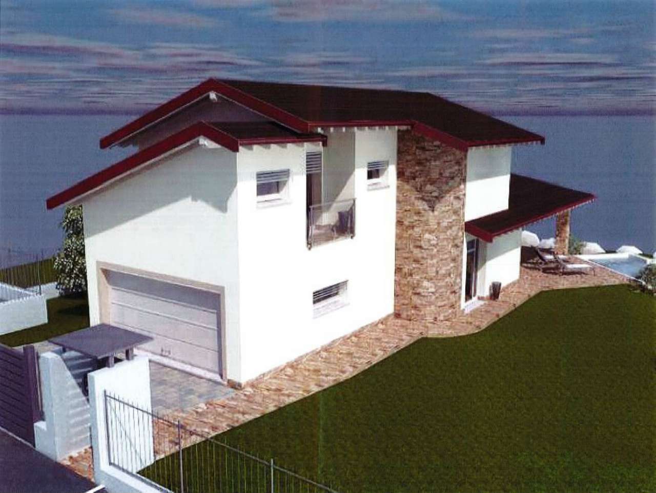 Villa Trifamiliare COMERIO vendita    Immobiliare Euromed s.a.s.