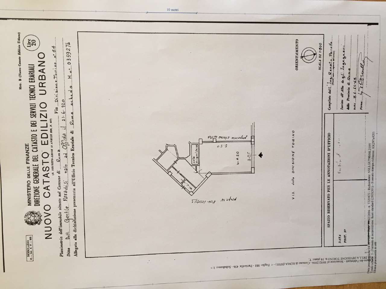 Negozio - Loc.Com. ROMA vendita  CECCHIGNOLA (ZONA DELLA XI MUN.) della Divisione Torino Sant'Angelo Servizi