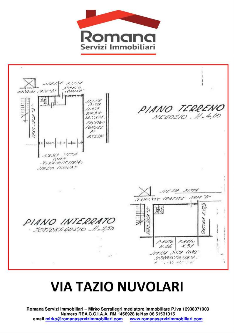Negozio - Loc.Com. ROMA affitto  ARDEATINO  Tazio Nuvolari romana servizi immobiliari