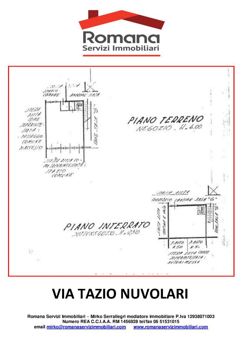 Negozio - Loc.Com. ROMA affitto  ARDEATINO  tazio nuvolari romana servizi immobiliari