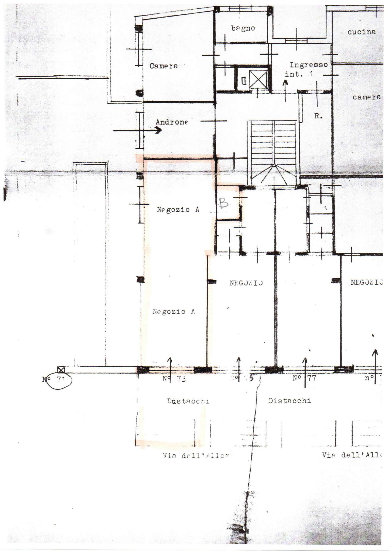 Negozio - Loc.Com. ROMA vendita  ALESSANDRINO  Alloro GRUPPOSANPAOLO