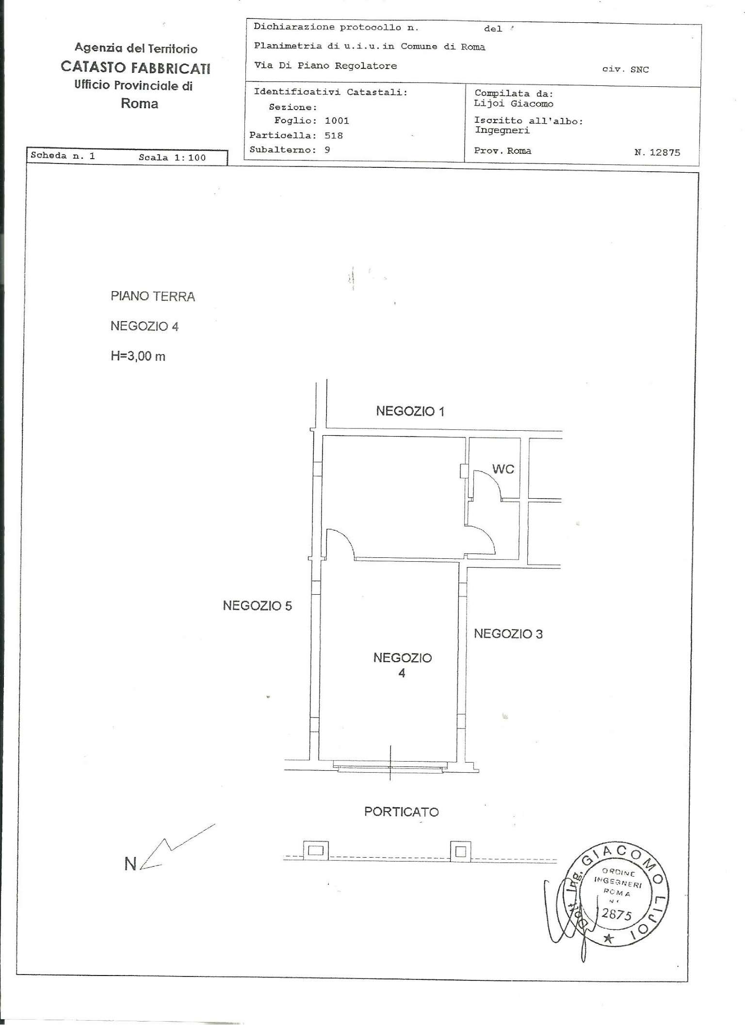 Negozio - Loc.Com. ROMA vendita  AEROPORTO DI CIAMPINO (ZONA DELLA XI MUN.)  Alfonso Favino A.S.I. - Anagnina Servizi Immobiliari