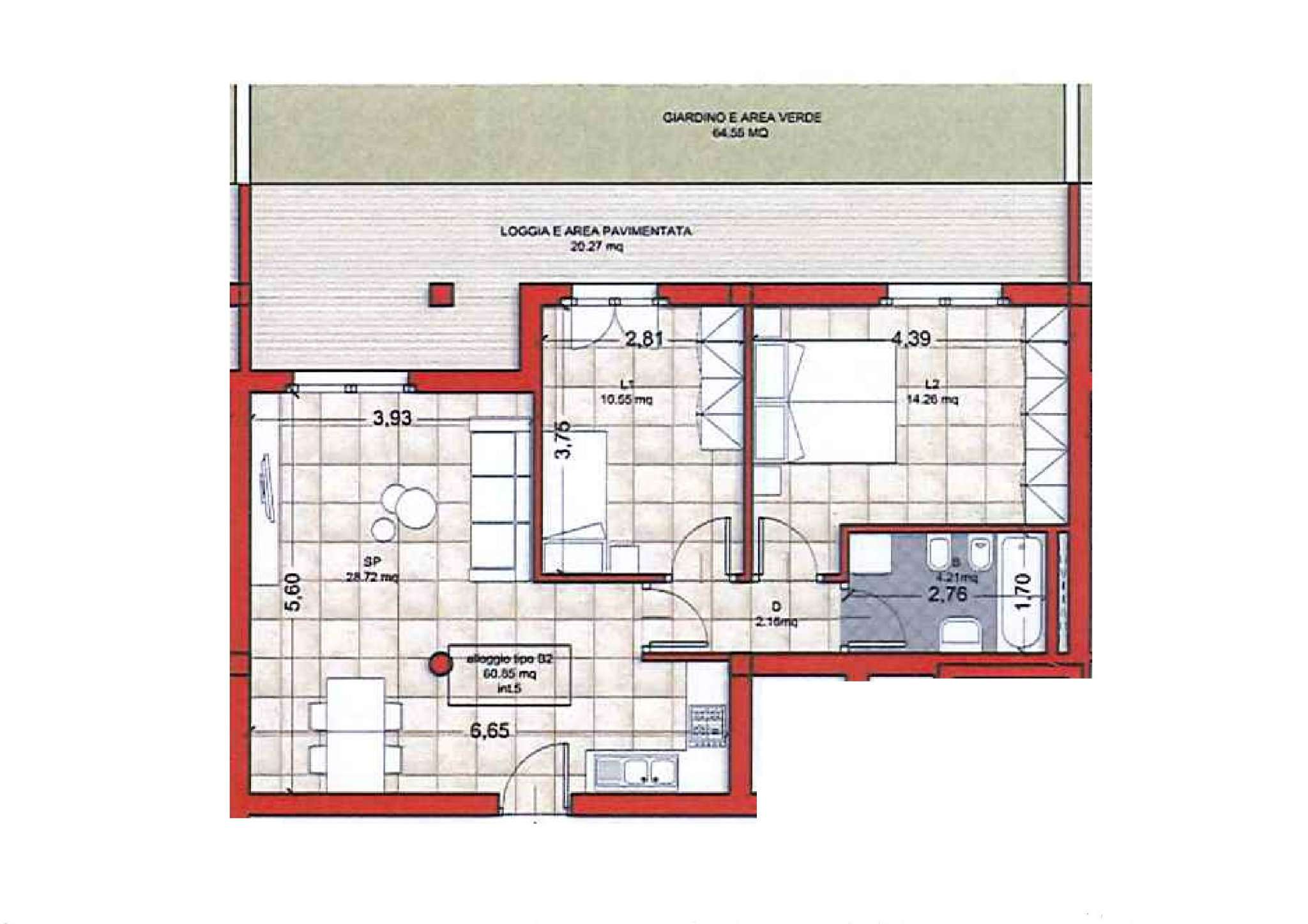 Appartamento CIAMPINO vendita   di Colle Oliva A.S.I. - Anagnina Servizi Immobiliari