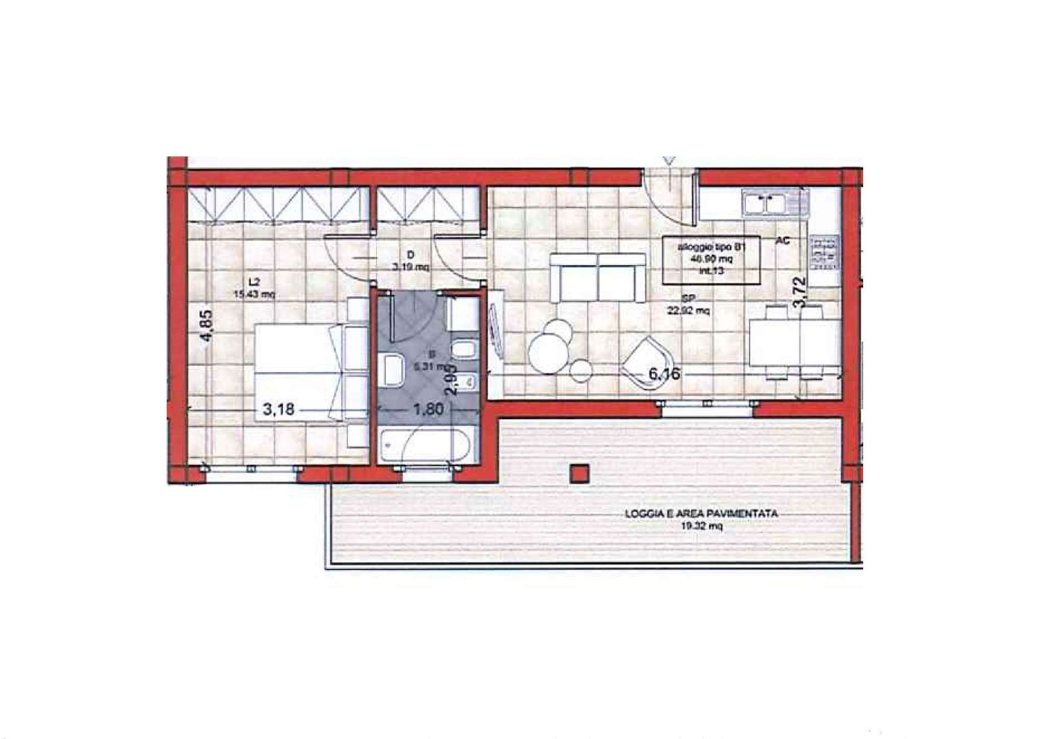 Attico CIAMPINO vendita   di Colle Oliva A.S.I. - Anagnina Servizi Immobiliari