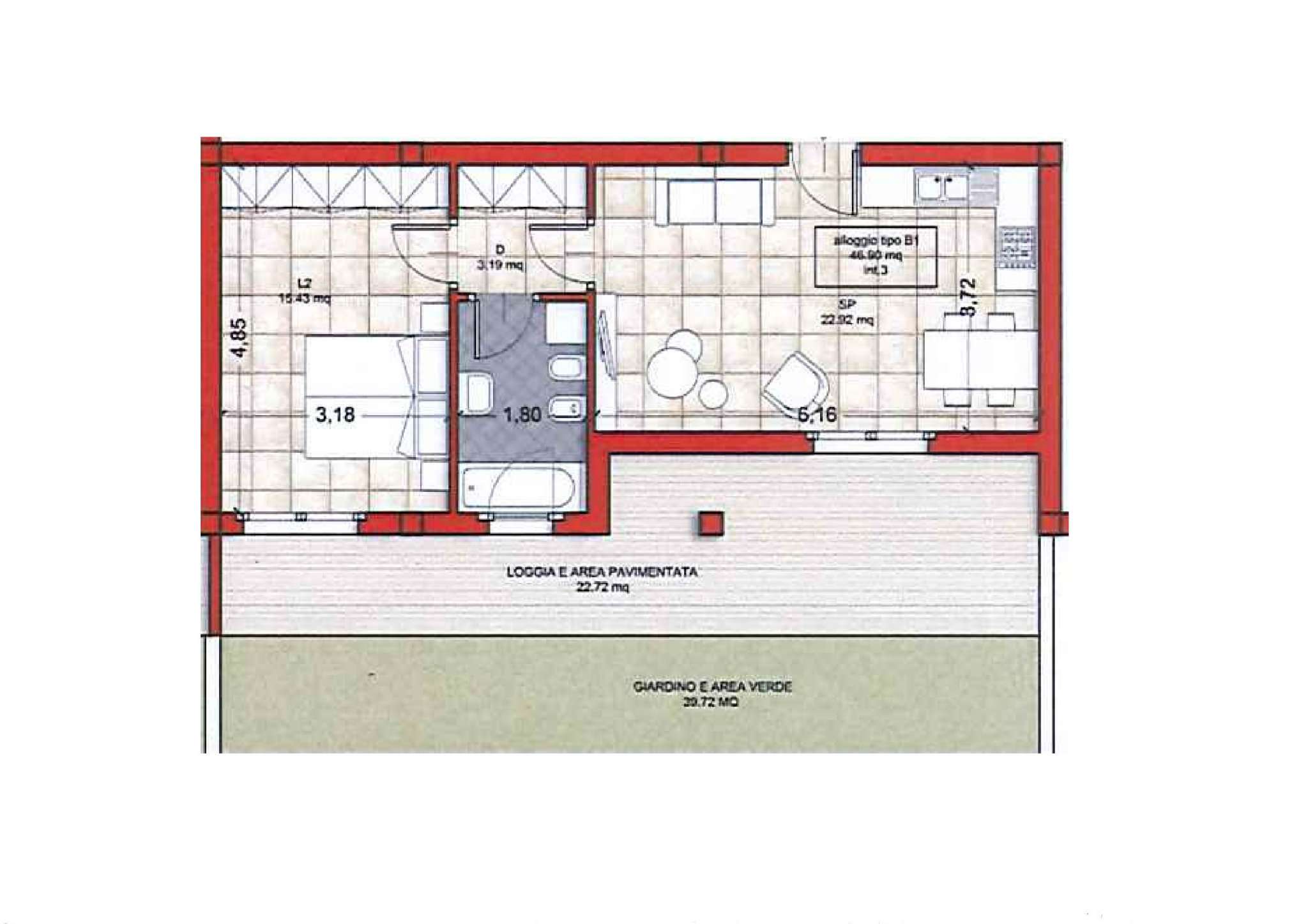 Appartamento CIAMPINO vendita   di Colle Oliva A.S.I. - Anagnina Servizi Immobiliari