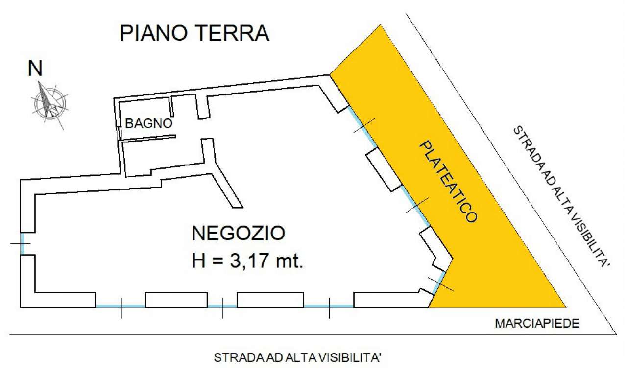 Negozio - Loc.Com. VERONA affitto  BORGO MILANO  Cangrande Immobiliare del geom. Francesco Savino