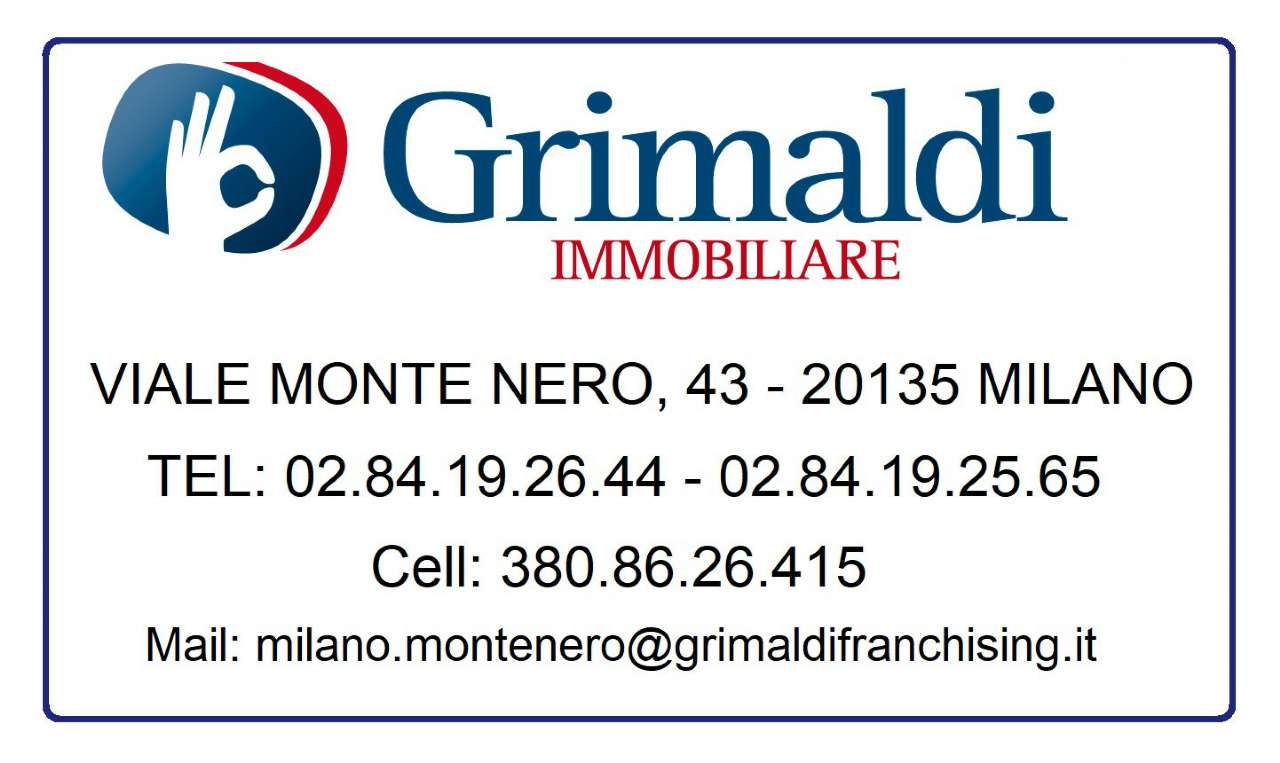 Appartamento MILANO vendita  V GIORNATE monte nero GRIMALDI - Affiliato STUDIO ADV S.r.l.