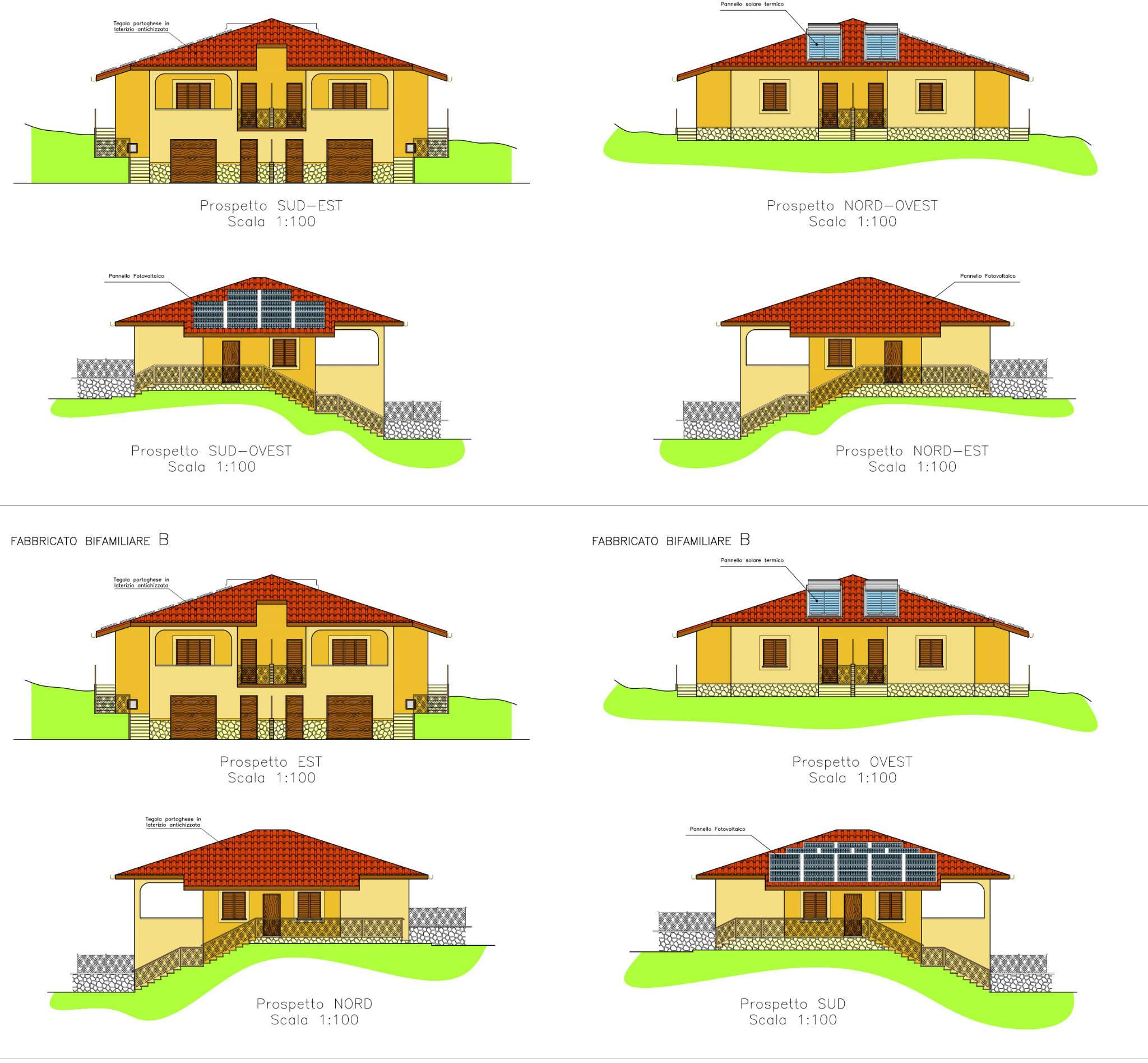 Villa Trifamiliare MONTEFLAVIO vendita   Monte Gennaro Gruppo Orion