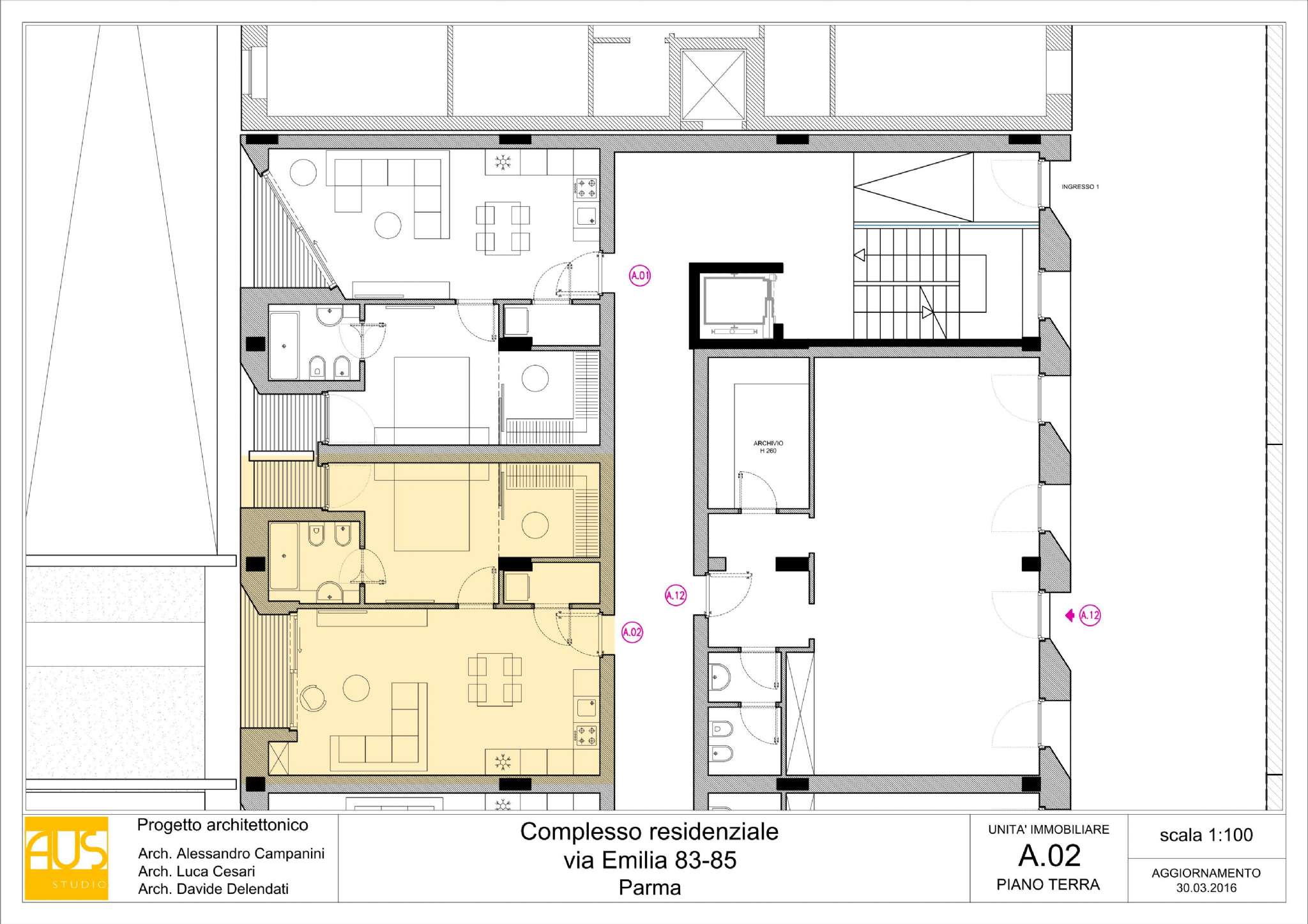 Appartamento PARMA vendita  VIA PARIGI Emilia Est Luxury Villa International