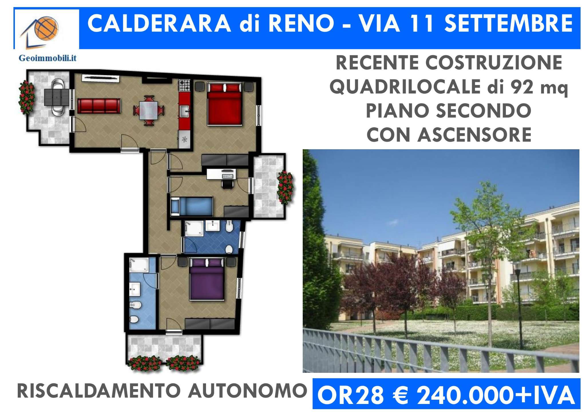  calderara di reno vendita quart:  geoimmobili bologna