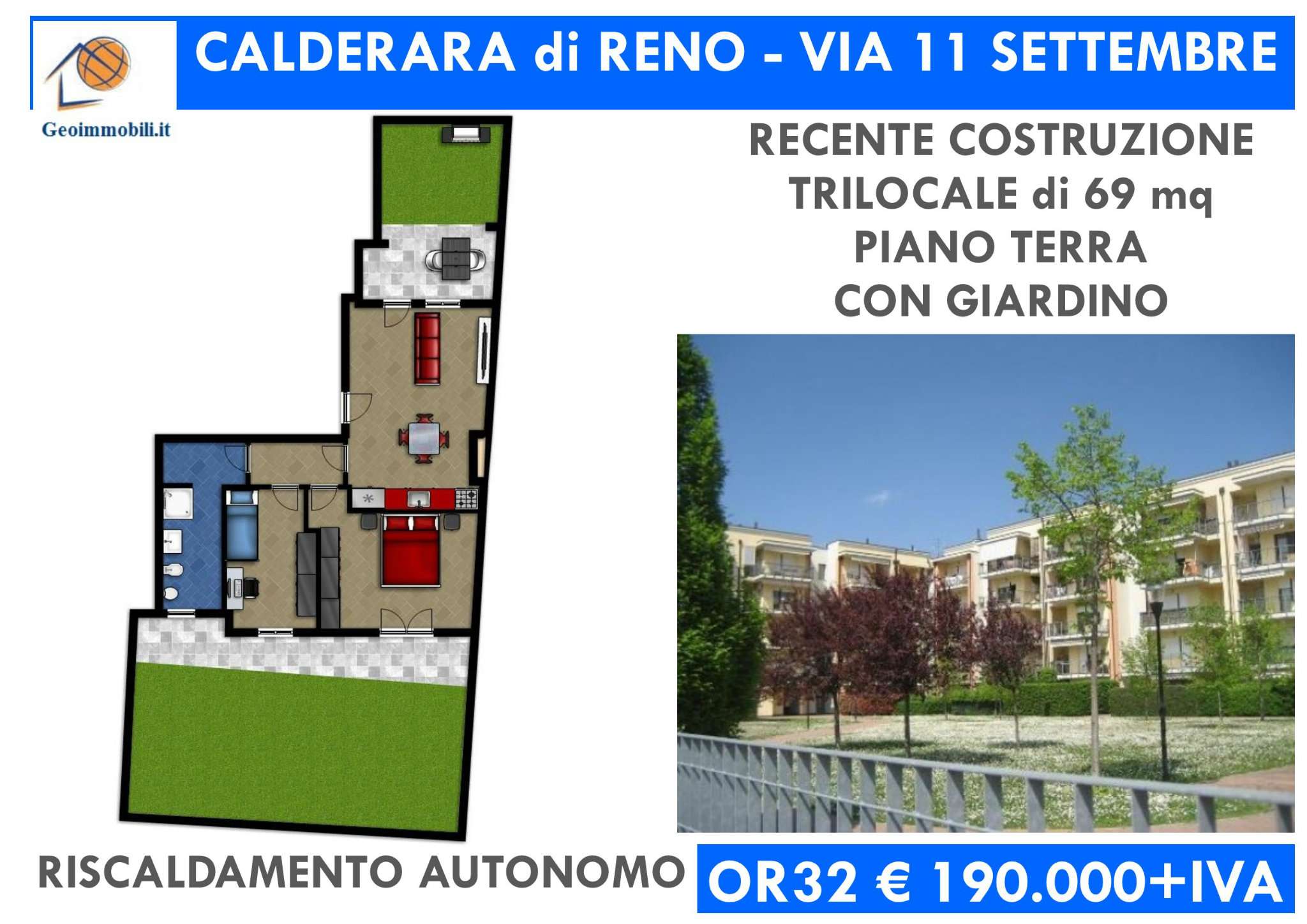  calderara di reno vendita quart:  geoimmobili bologna