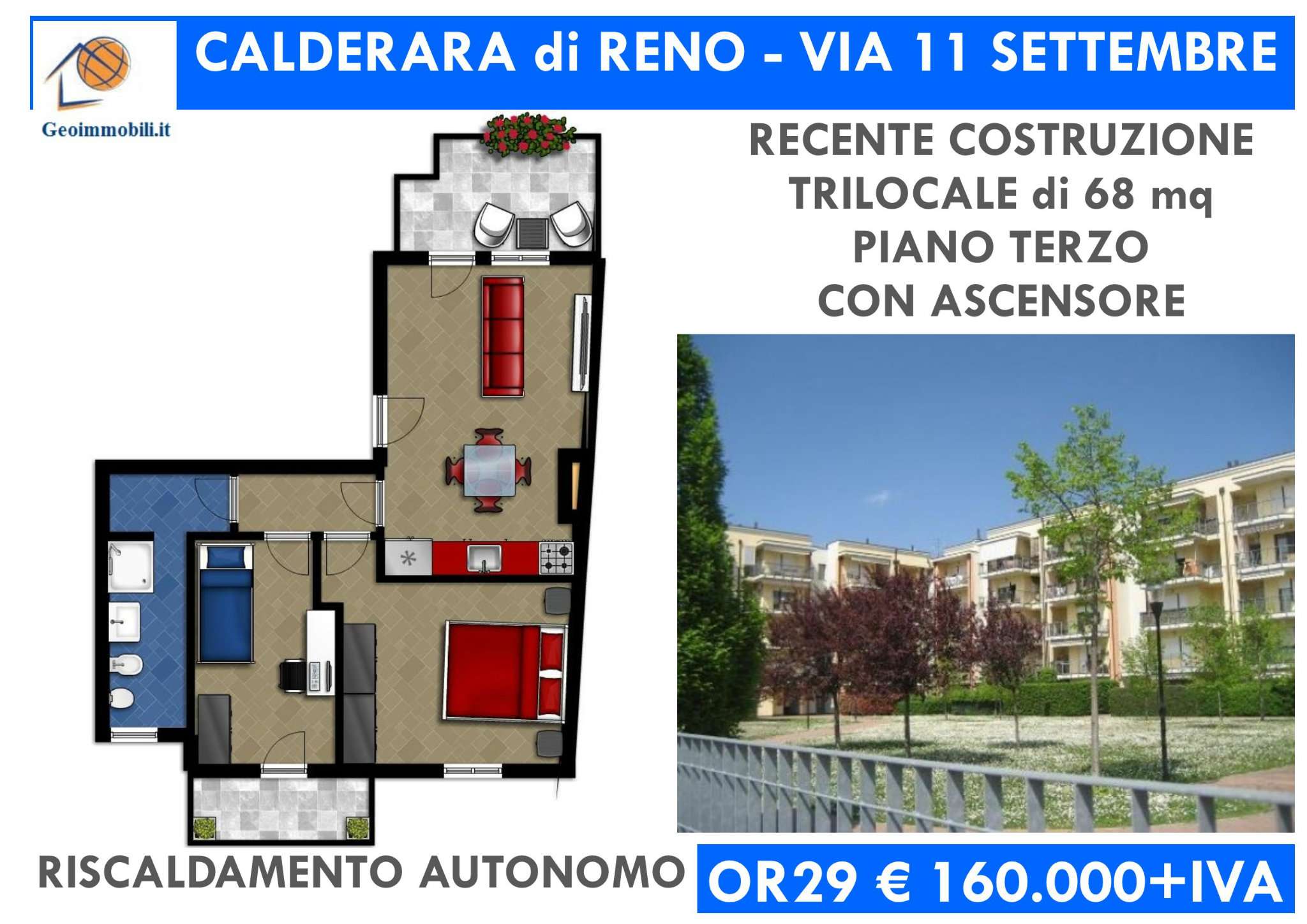  calderara di reno vendita quart:  geoimmobili bologna