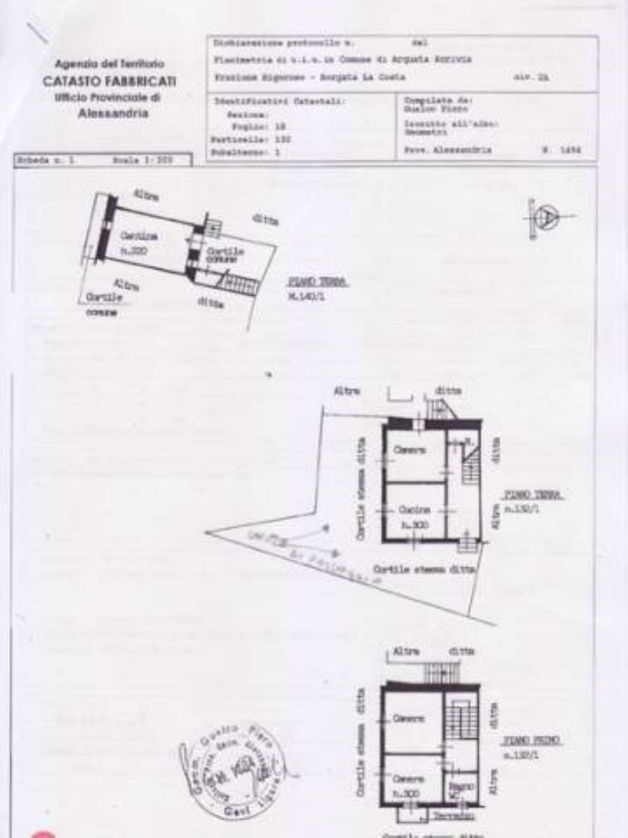 Villa Unifamiliare - Indipendente ARQUATA SCRIVIA vendita   BORGATA LA COSTA Immobiliare Pugliese S.N.C.