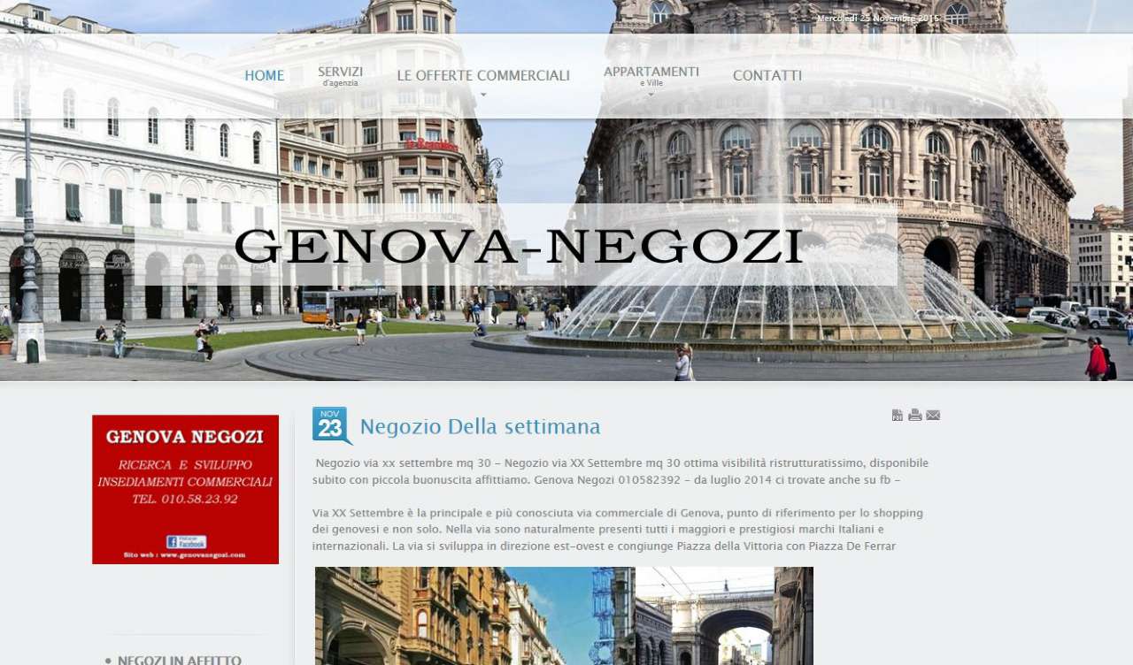 Negozio - Loc.Com. GENOVA vendita  SESTRI P. clavarino Genova negozi
