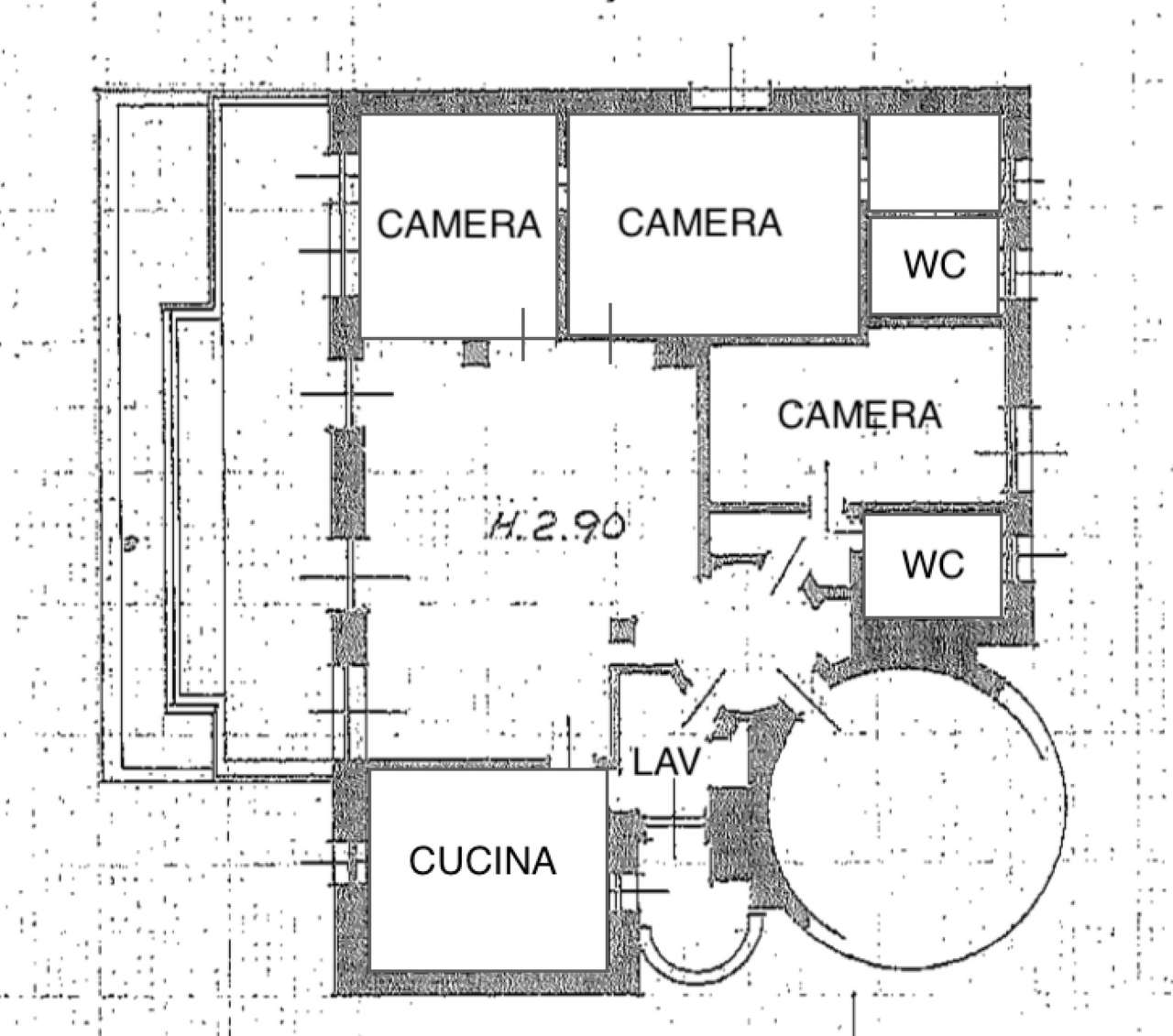 Attico MILANO vendita  BAGGIO Legioni Romane MASTER REAL ESTATE intermediazioni immobiliari