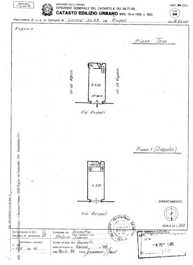 Negozio - Loc.Com. GENOVA affitto  FOCE  Magnani & Bernardotti Immobiliare s.n.c.